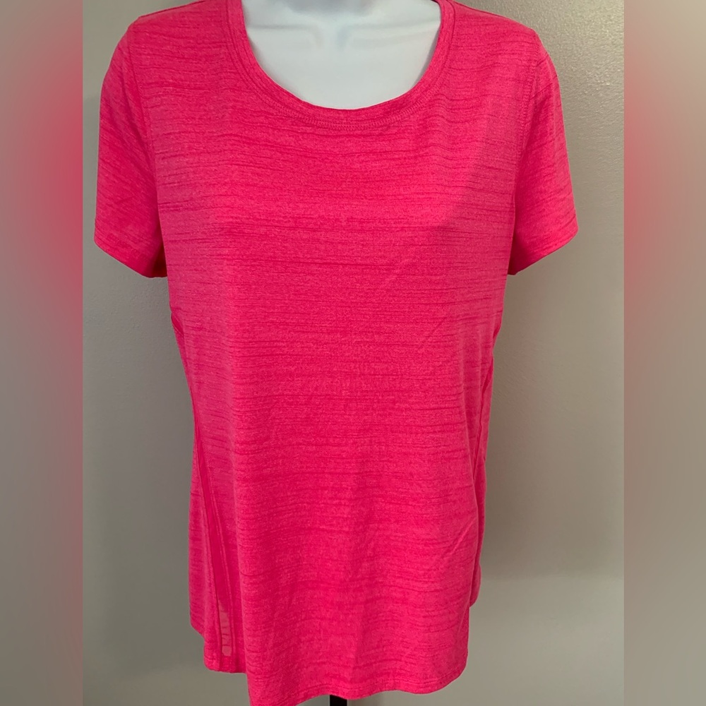 Danskin Heather Pink Athletic Tee